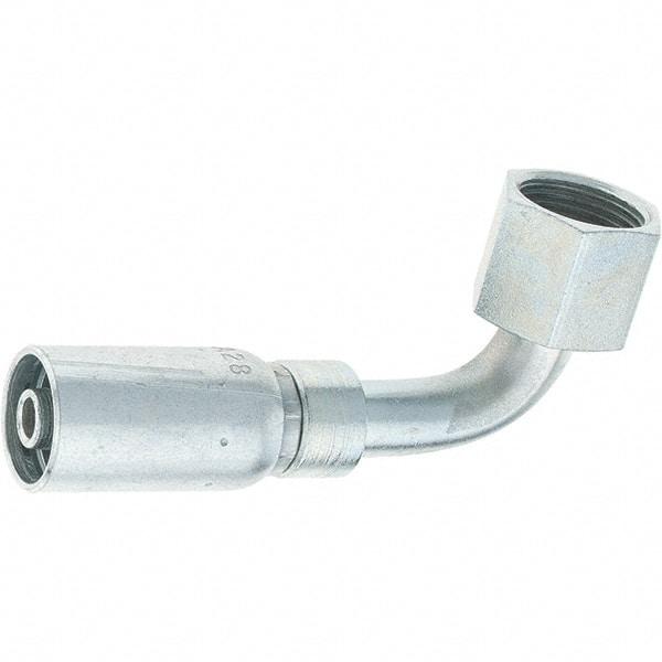 Eaton - Steel Hydraulic Hose Swivel - -6 Hose Size, 3/8" Hose Diam - Eagle Tool & Supply