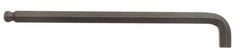 Bondhus - 10mm Hex, Short Arm, Ball End Hex Key - 7-49/64" OAL, Protanium High Torque Steel, Metric System of Measurement - Eagle Tool & Supply