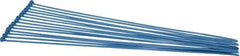 Thomas & Betts - 14.2" Long Blue Nylon Standard Cable Tie - 50 Lb Tensile Strength, 1.19mm Thick, 102mm Max Bundle Diam - Eagle Tool & Supply