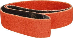 Norton - 1/2" Wide x 18" OAL, 80 Grit, Ceramic Abrasive Belt - Ceramic, Medium, Coated, Y Weighted Cloth Backing, Series R980 - Eagle Tool & Supply