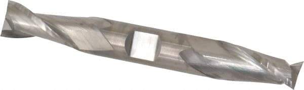 Niagara Cutter - 1/2", 1" LOC, 1/2" Shank Diam, 4" OAL, 2 Flute, Solid Carbide Square End Mill - Double End, Uncoated, Spiral Flute, 30° Helix, Centercutting, Right Hand Cut, Right Hand Flute, Series CD230 - Eagle Tool & Supply