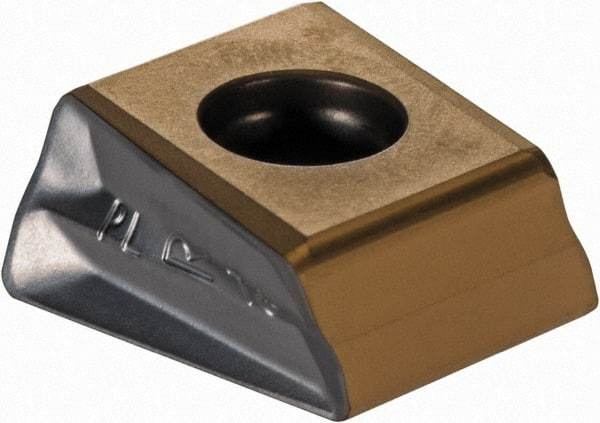 Iscar - T490 LNHT1306 PNRPL Grade IC330 Carbide Milling Insert - TiCN/TiN Finish, 0.514" Thick, 0.79mm Corner Radius - Eagle Tool & Supply