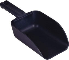 Remco - 32 oz Blue Polypropylene & Semi-Ferrous Additive Flat Bottom Scoop - 4.3" Wide x 3" Deep Bowl, 11-1/2" OAL - Eagle Tool & Supply