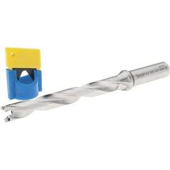 Iscar - 0.551" to 0.587" Diam, 8xD, 4.41" Max Depth, 5/8" Shank Diam, 7.09" OAL, Replaceable-Tip Drill - FCP, ICK, ICK-2M, ICM, ICN, ICP, iCP-2M Insert, 14 Seat Size, 83853309 Toolholder, Series SumoCham - Eagle Tool & Supply