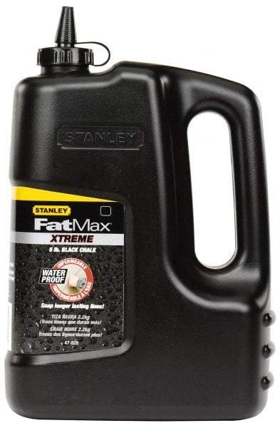 Stanley - 5 Lb Container Chalk Refill - Black - Eagle Tool & Supply