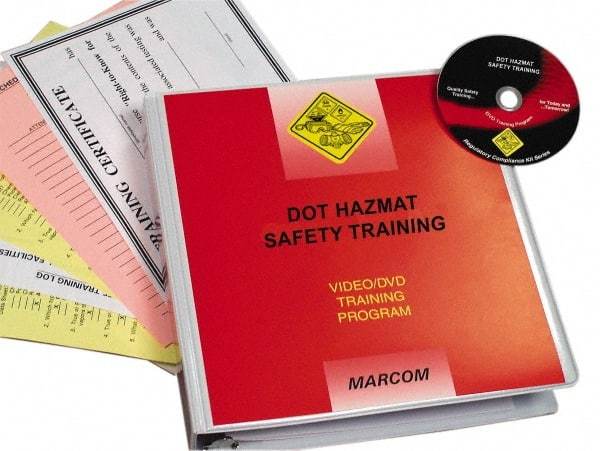 Marcom - DOT HazMat Safety, Multimedia Training Kit - 18 Minute Run Time DVD, English and Spanish - Eagle Tool & Supply