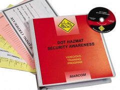 Marcom - DOT HazMat Security Awareness, Multimedia Training Kit - 13 Minute Run Time DVD, English and Spanish - Eagle Tool & Supply