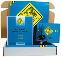 Marcom - Accident Investigation, Multimedia Training Kit - 13 Minute Run Time DVD, English and Spanish - Eagle Tool & Supply