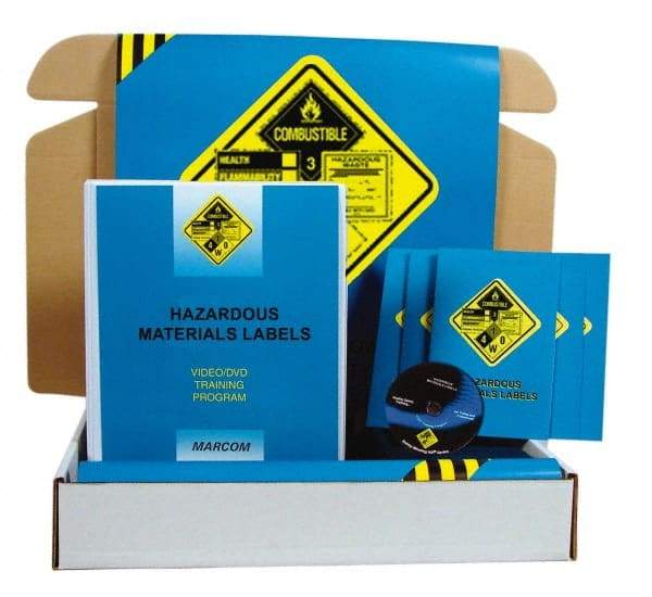 Marcom - Hazardous Materials Labels, Multimedia Training Kit - 22 Minute Run Time DVD, English and Spanish - Eagle Tool & Supply