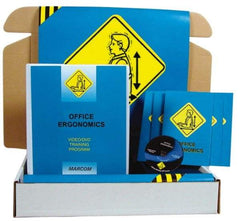 Marcom - Office Ergonomics, Multimedia Training Kit - 21 Minute Run Time DVD, English and Spanish - Eagle Tool & Supply