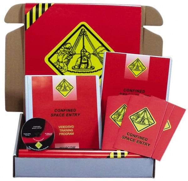 Marcom - Confined Space Entry, Multimedia Training Kit - 19 Minute Run Time DVD, English and Spanish - Eagle Tool & Supply