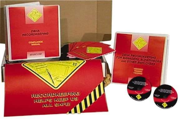 Marcom - OSHA Recordkeeping for Managers, Supervisors and Employees, Multimedia Training Kit - 37 Minute Run Time DVD, English and Spanish - Eagle Tool & Supply