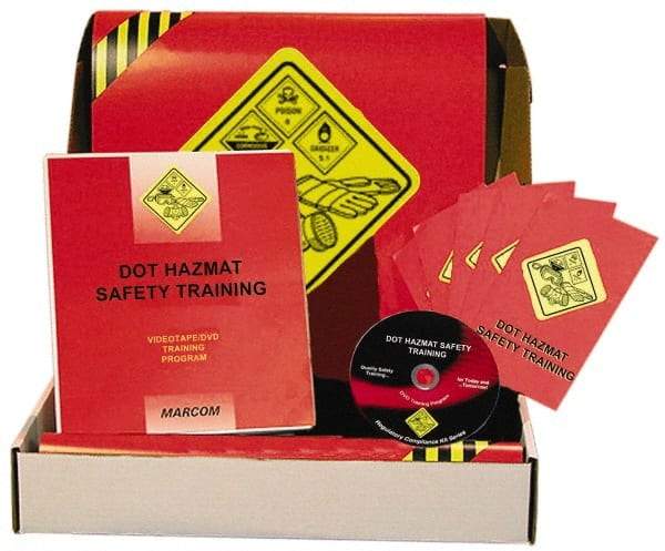 Marcom - DOT HazMat Safety, Multimedia Training Kit - 18 Minute Run Time DVD, English and Spanish - Eagle Tool & Supply