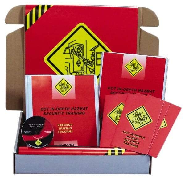 Marcom - DOT In-Depth HazMat Security, Multimedia Training Kit - 16 Minute Run Time DVD, English and Spanish - Eagle Tool & Supply