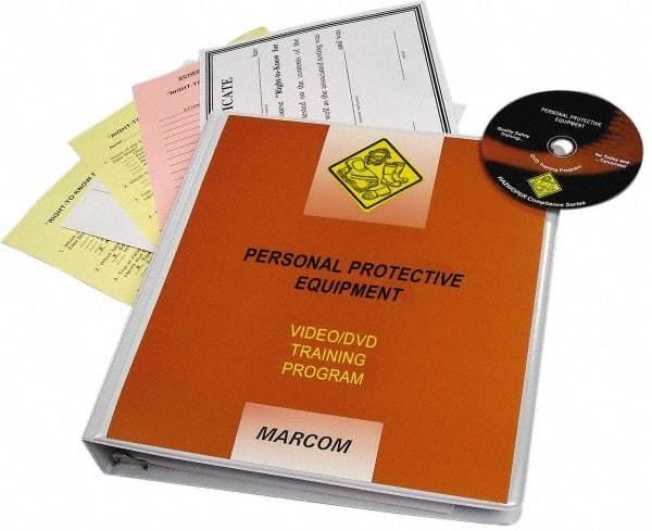 Marcom - Personal Protective Equipment, Multimedia Training Kit - 18 min Run Time DVD, English & Spanish - Eagle Tool & Supply