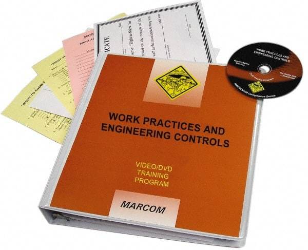 Marcom - Work Practices & Engineering Controls, Multimedia Training Kit - 18 min Run Time DVD, English & Spanish - Eagle Tool & Supply