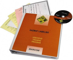 Marcom - HazMat Labeling, Multimedia Training Kit - 21 min Run Time DVD, English & Spanish - Eagle Tool & Supply