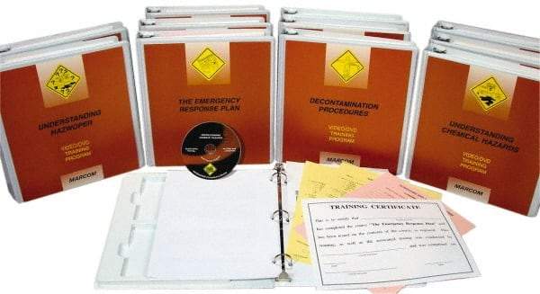 Marcom - Emergency Response: HazMat Technician Series, Multimedia Training Kit - DVD, 11 Course, English & Spanish - Eagle Tool & Supply