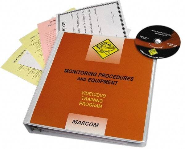 Marcom - Monitoring Procedures and Equipment, Multimedia Training Kit - 18 min Run Time DVD, English & Spanish - Eagle Tool & Supply