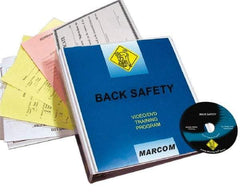 Marcom - Back Safety, Multimedia Training Kit - 21 Minute Run Time DVD, English and Spanish - Eagle Tool & Supply