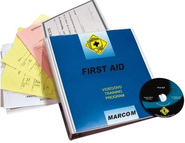 Marcom - First Aid, Multimedia Training Kit - 13 Minute Run Time DVD, English and Spanish - Eagle Tool & Supply