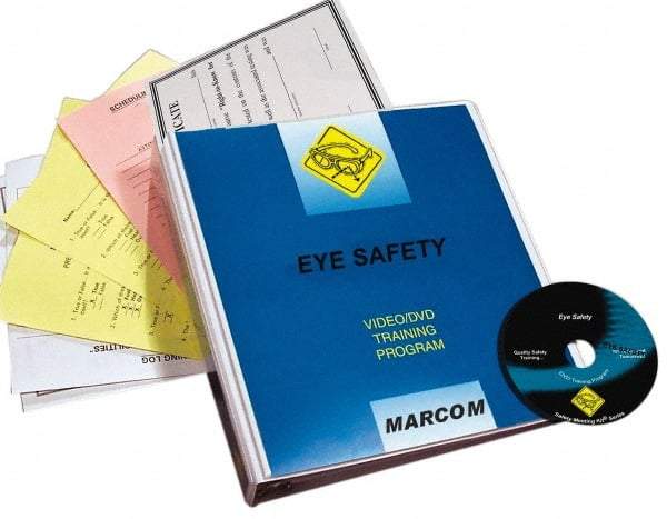 Marcom - Eye Safety, Multimedia Training Kit - 15 Minute Run Time DVD, English - Eagle Tool & Supply