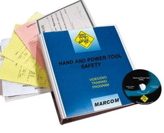 Marcom - Hand and Power Tool Safety, Multimedia Training Kit - 18 Minute Run Time DVD, English and Spanish - Eagle Tool & Supply