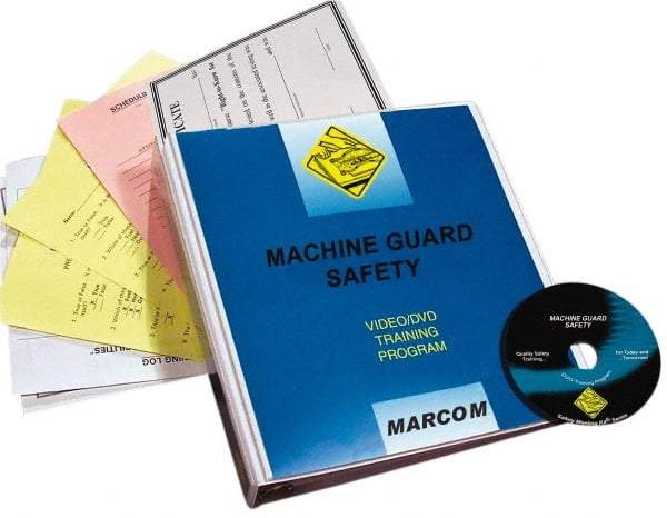 Marcom - Machine Guard Safety, Multimedia Training Kit - 19 Minute Run Time DVD, English and Spanish - Eagle Tool & Supply