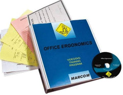 Marcom - Office Ergonomics, Multimedia Training Kit - 21 Minute Run Time DVD, English and Spanish - Eagle Tool & Supply