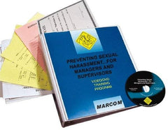 Marcom - Preventing Sexual Harassment for Managers and Supervisors, Multimedia Training Kit - 16 Minute Run Time DVD, English and Spanish - Eagle Tool & Supply