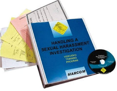 Marcom - Handling a Sexual Harassment Investigation, Multimedia Training Kit - 20 Minute Run Time DVD, English and Spanish - Eagle Tool & Supply