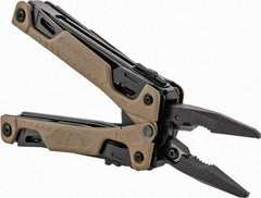 Leatherman - 16 Piece, Multi-Tool Set - Coyote Tan, 6-1/2" OAL, 4-1/2" Closed Length - Eagle Tool & Supply