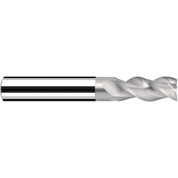 Fraisa - 1, 2" LOC, 1" Shank Diam, 5" OAL, 3 Flute Solid Carbide Square End Mill - Eagle Tool & Supply