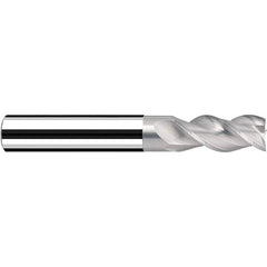 Fraisa - 1, 2" LOC, 1" Shank Diam, 5" OAL, 3 Flute Solid Carbide Square End Mill - Eagle Tool & Supply