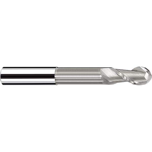 Fraisa - 1/2" Diam, 1/2" LOC, 2 Flute Solid Carbide Ball End Mill - Eagle Tool & Supply