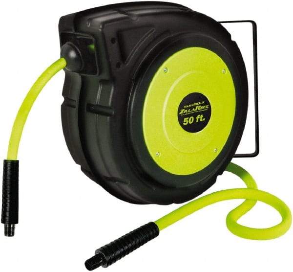 Legacy - 50' Spring Retractable Hose Reel - 150 psi, Hose Included - Eagle Tool & Supply