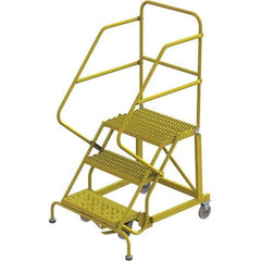 TRI-ARC - Rolling & Wall Mounted Ladders & Platforms Type: Stairway Slope Ladder Style: Forward Descent 50 Degree Incline - Eagle Tool & Supply