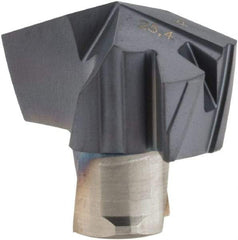 Iscar - Series ICP-2M, 1" Diam Grade IC908 140° Replaceable Drill Tip - Carbide, TiAlN Finish, 25 Seat Size, Through Coolant - Eagle Tool & Supply