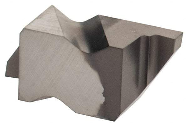 Kennametal - 2047NG Grade KCU10, 1.19mm Cutting Width Carbide Grooving Insert - 1.27mm Max Depth of Cut, Right Hand, 0.09mm Corner Radius, AlTiN Finish - Eagle Tool & Supply