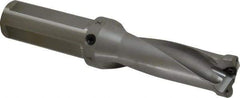Kennametal - 3-3/4" Max Drill Depth, 2.5xD, 38.1mm Diam, Indexable Insert Drill - 2 Inserts, 1-1/2" Shank Diam, Straight Shank - Eagle Tool & Supply