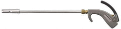 Guardair - 120 Max psi Venturi Nozzle Thumb Lever Blow Gun - 1/4 NPT, 12" Tube Length, Aluminum - Eagle Tool & Supply