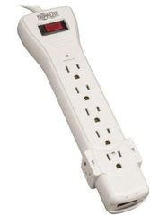 Tripp-Lite - 7 Outlets, 120 VAC15 Amps, 12' Cord, Power Outlet Strip - Floor, Keyhole Mount, 5-15 NEMA Configuration, 10.3" Strip - Eagle Tool & Supply
