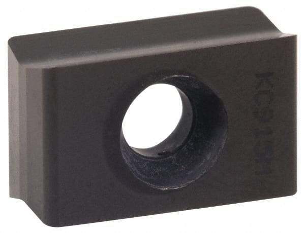 Kennametal - LPE324 Grade KCK15 Carbide Milling Insert - TiN/TiCN/Al2O3 Finish, 1/4" Thick, 0.8mm Corner Radius - Eagle Tool & Supply