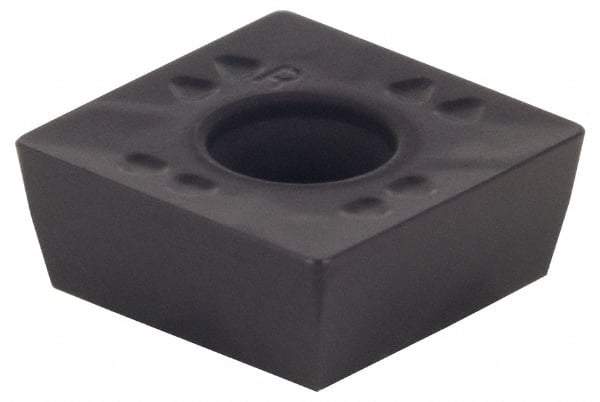 Kennametal - SPET3125 GB2 Grade KCPK30 Carbide Milling Insert - TiN/TiCN/Al2O3 Finish, 5/32" Thick, 10mm Inscribed Circle, 0.8mm Corner Radius - Eagle Tool & Supply