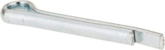 Made in USA - 3/16" Diam x 1-1/2" Long Hammerlock Cotter Pin - Grade 2, Zinc-Plated, Steel - Eagle Tool & Supply
