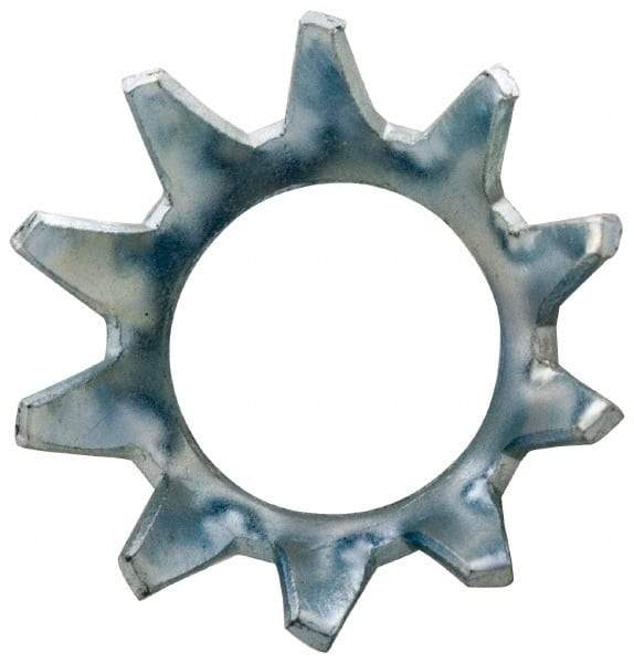 Value Collection - #6 Screw, 0.15" ID, Stainless Steel External Tooth Lock Washer - 0.298" OD, Grade 410 - Eagle Tool & Supply