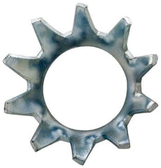 Value Collection - #4 Screw, 0.123" ID, Stainless Steel External Tooth Lock Washer - 0.238" OD, Grade 410 - Eagle Tool & Supply