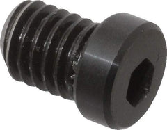 Mitee-Bite - 3/8-16, 1/2" Length, Carbon Steel, Black Oxide Finish, Cam Clamp Screw - 3/16" Drive, Use with Mitee-Bite Fixture Clamps - Eagle Tool & Supply