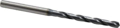 OSG - #7 130° Powdered Metal Jobber Drill - V Finish, Right Hand Cut, Spiral Flute, Straight Shank, 96mm OAL, Standard Point - Eagle Tool & Supply
