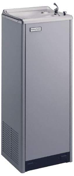 Halsey Taylor - 13.5 GPH Cooling Capacity Deluxe Floor Standing Water Cooler & Fountain - Heavy Gauge, 105 Max psi, 120 VAC Volts, 625 Watts, 8.0 Full Load Amperage, Vinyl Clad Steel - Eagle Tool & Supply